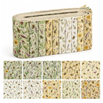 bee daisy series polyester cotton sliced fabric set (10 styles/set,each size:6.3*50cm)