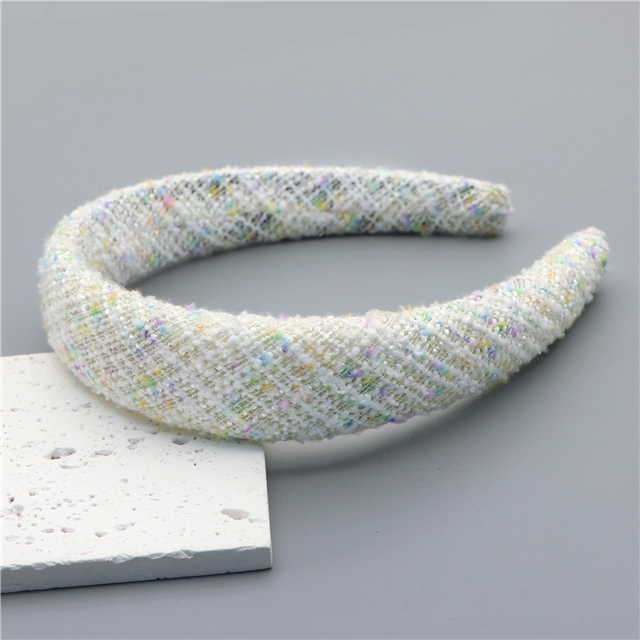 woolen bright silk woven small fragrant high cranial hairband