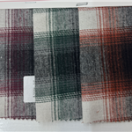 double color polyester cotton twill yarn dyed checkered fabric