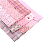 pink series sliced fabric set (10 styles/set,each size:6.3*50cm)