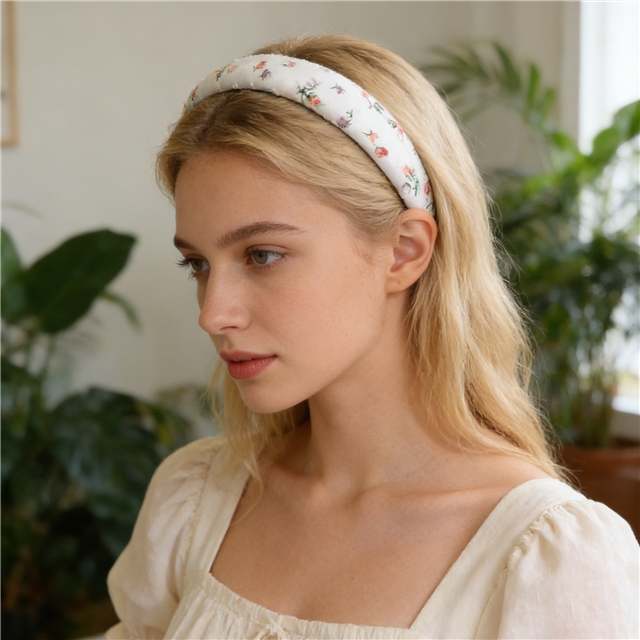 floral cutting high cranial hairband