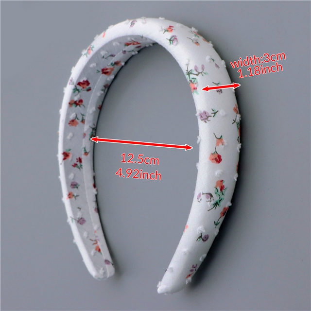 floral cutting high cranial hairband