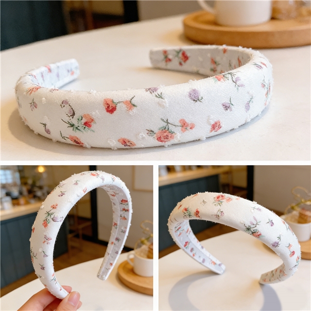 floral cutting high cranial hairband