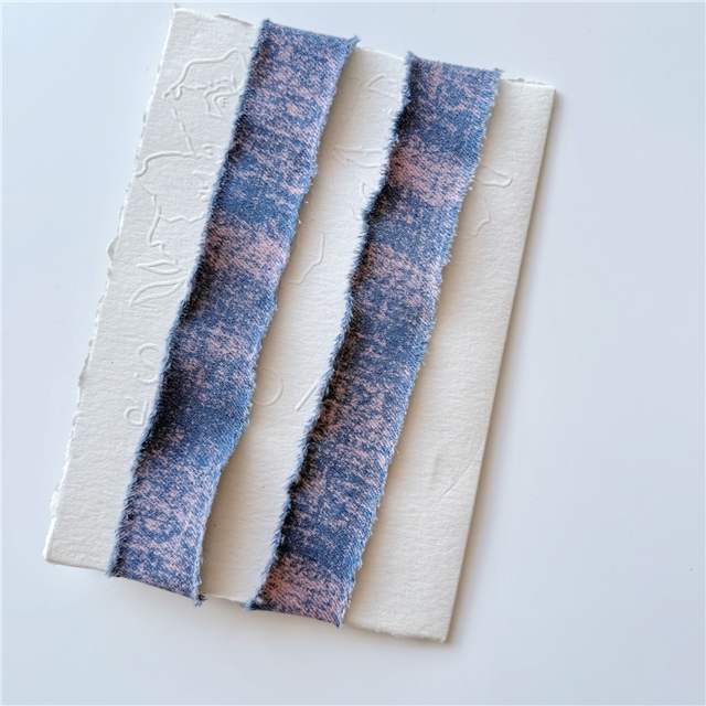 cowboy frayed fabric strip( 1.5 meters /roll)