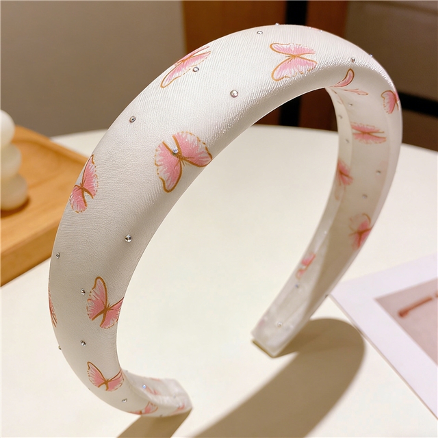 hot stamping butterfly organza high cranial hairband