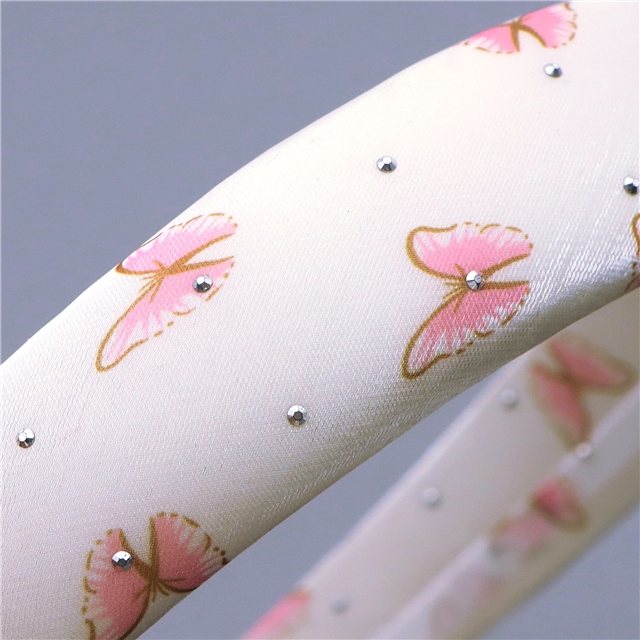 hot stamping butterfly organza high cranial hairband