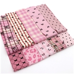 black velvet series sliced fabric set (10 styles/set,each size:6.3*50cm)