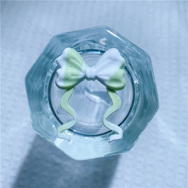 silicone three-dimensional bow headband silicone bead