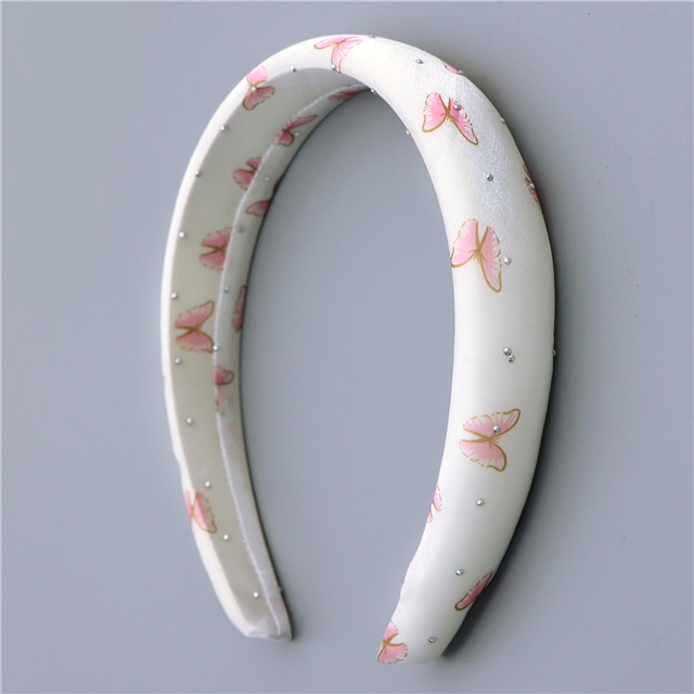 hot stamping butterfly organza high cranial hairband
