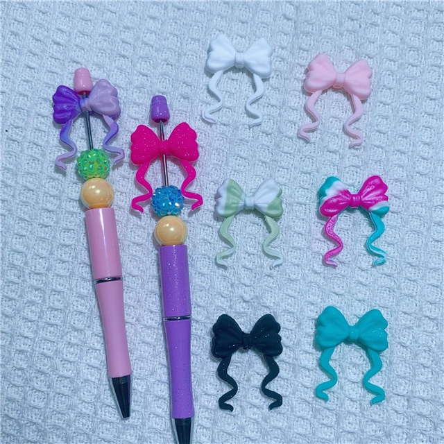 silicone three-dimensional bow headband silicone bead