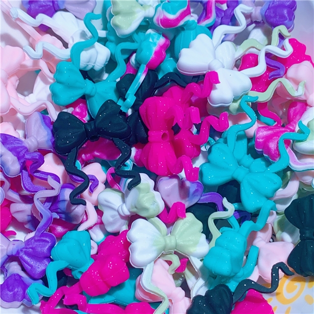 silicone three-dimensional bow headband silicone bead