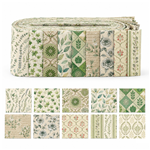 plant series polyester cotton sliced fabric set (10 styles/set,each size:6.3*50cm)