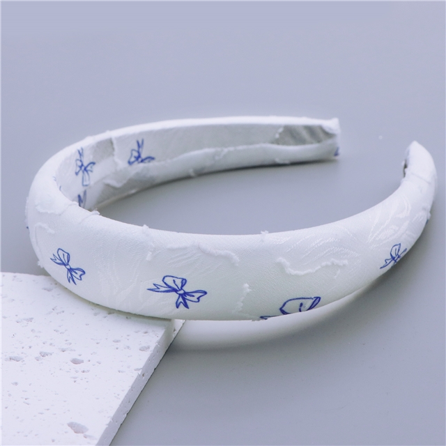 bow chiffon high cranial hairband