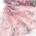 embroidery flower mesh lace