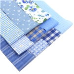 blue series sliced fabric set (10 styles/set,each size:6.3*50cm)