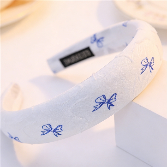 bow chiffon high cranial hairband