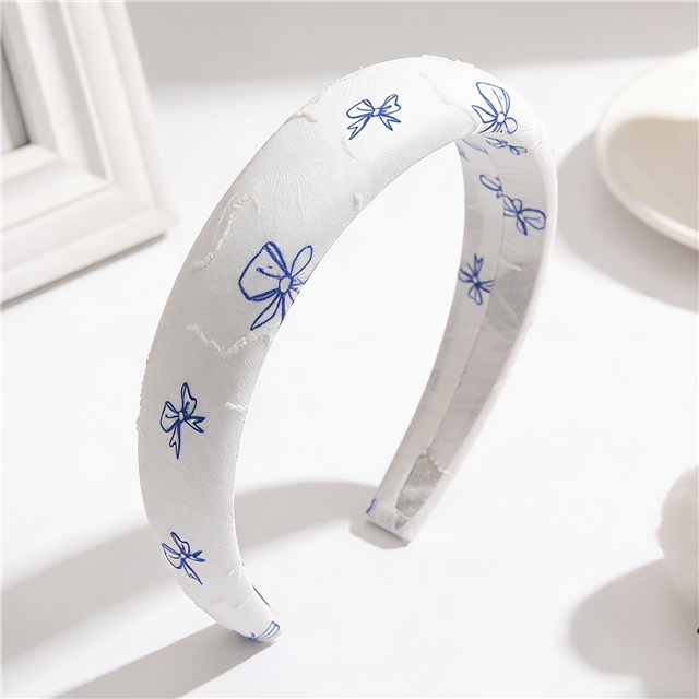 bow chiffon high cranial hairband