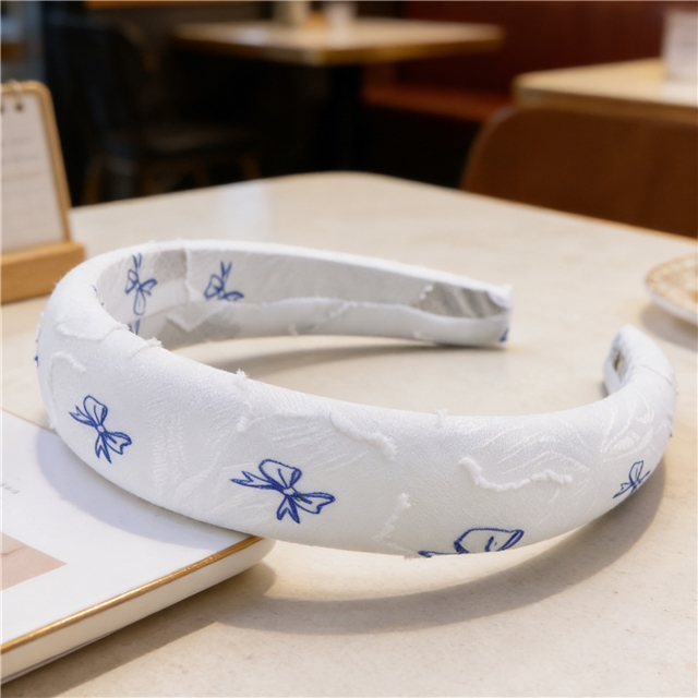 bow chiffon high cranial hairband