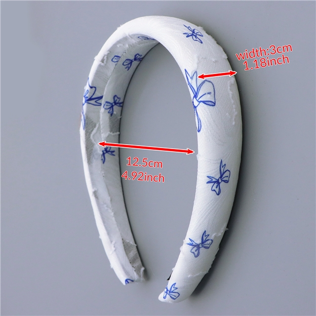 bow chiffon high cranial hairband