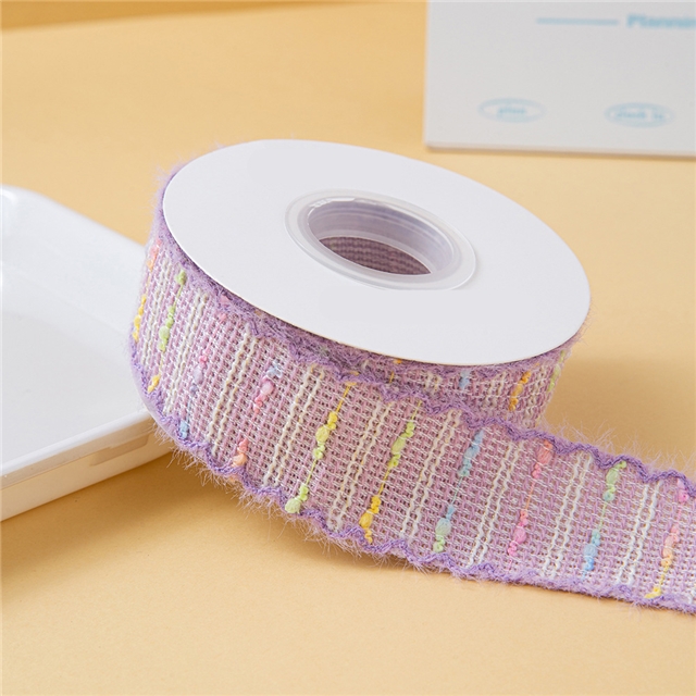 knitted Macaron small fragrance moon ribbon （5yards/roll）