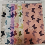 glitter offset butterfly fold printed polyester fabric