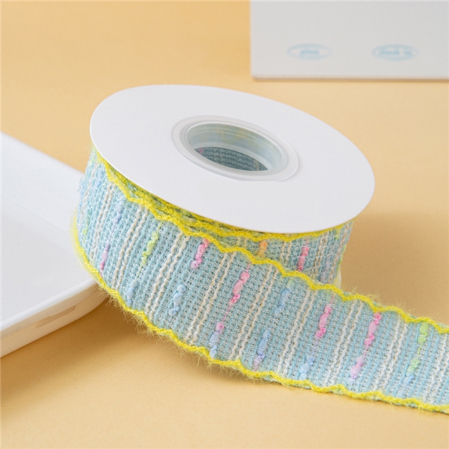 knitted Macaron small fragrance moon ribbon （5yards/roll）