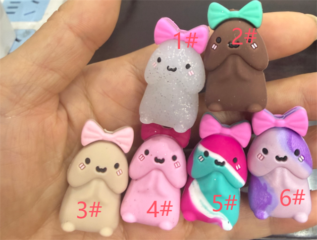 silicone three-dimensional reproductive organ silicone bead