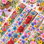 25mm flower series grosgrain set (4 rolls/set,5 yards/roll)