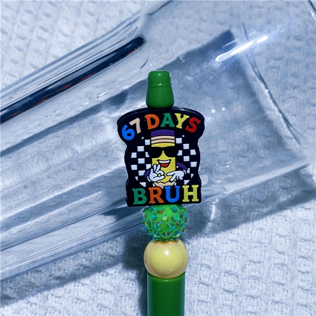 silicone letters series silicone beads