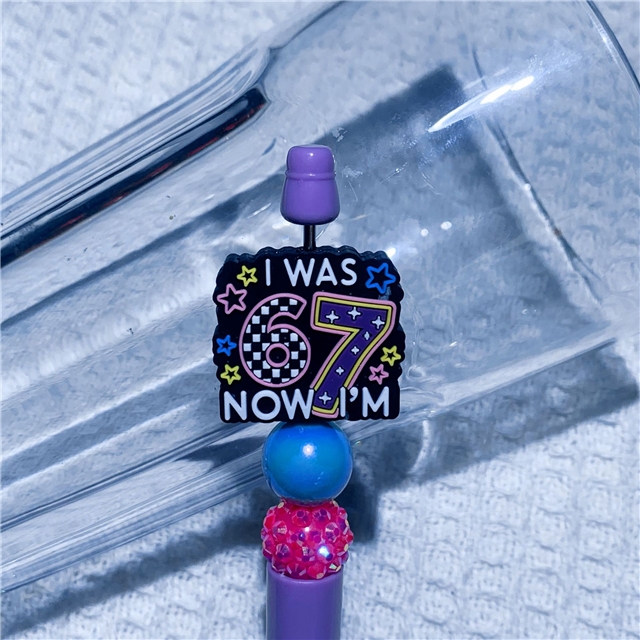 silicone letters series silicone beads