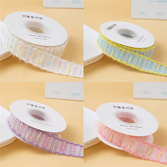 knitted Macaron small fragrance moon ribbon （5yards/roll）