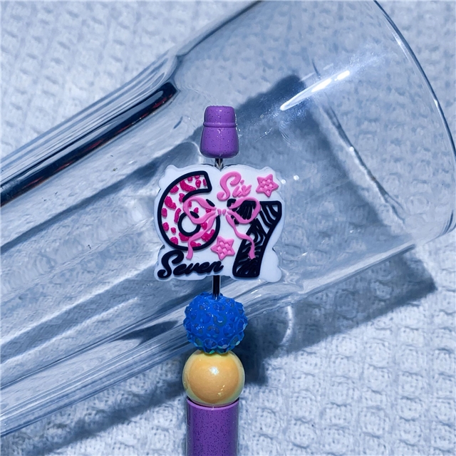 silicone letters series silicone beads