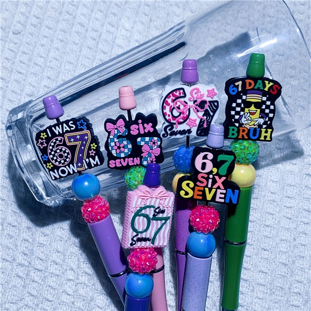 silicone letters series silicone beads