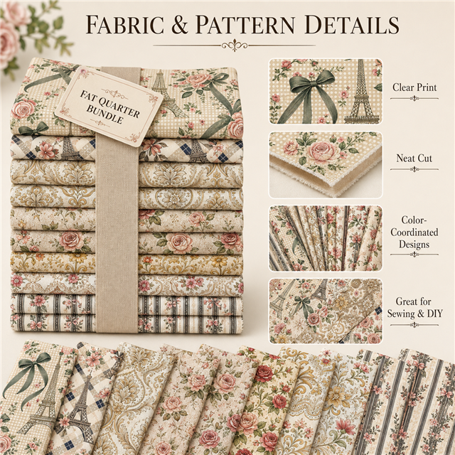 polyester cotton polyester cotton sliced fabric set 