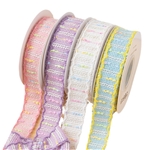 knitted Macaron small fragrance moon ribbon （5yards/roll）