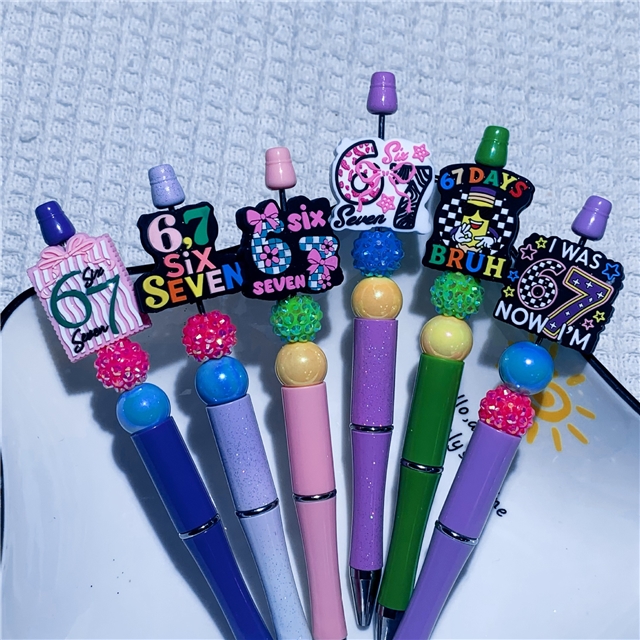 silicone letters series silicone beads