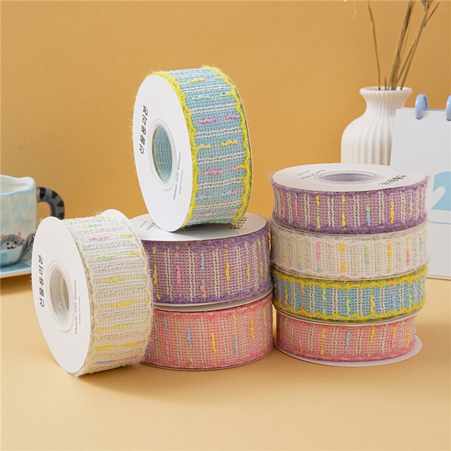 knitted Macaron small fragrance moon ribbon （5yards/roll）