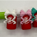 3d bow aluminum can silicone beads