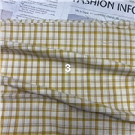 cotton yarn dyed checkered fabric
