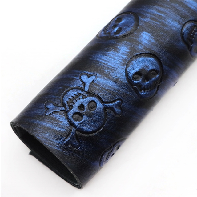 synthetic leather bump texture skull rubbing faux leather