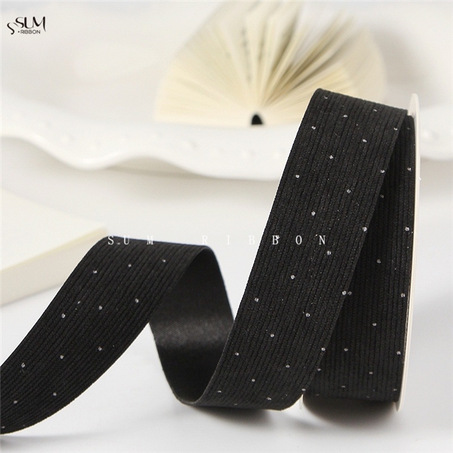 single sided corduroy small round dot ribbon