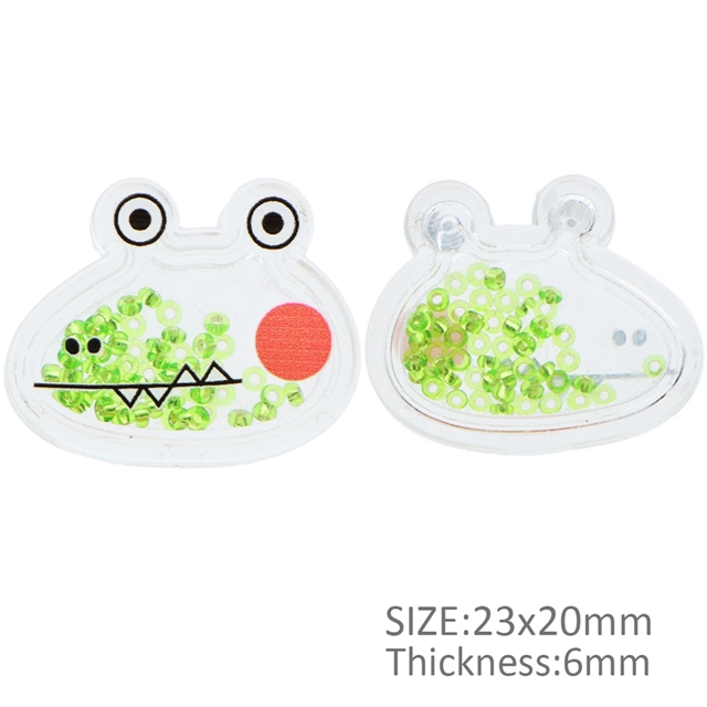acrylic animal quicksand acrylic shakers