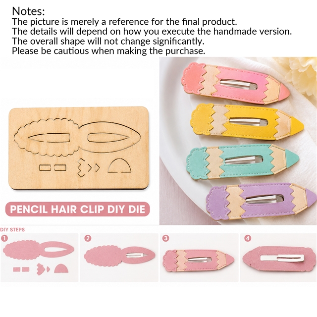 wooden pencil hairpin diy wooden kinife mold 