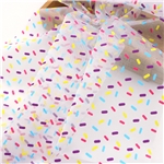 colored bread crumbs ink printing three-ply yarn fabric