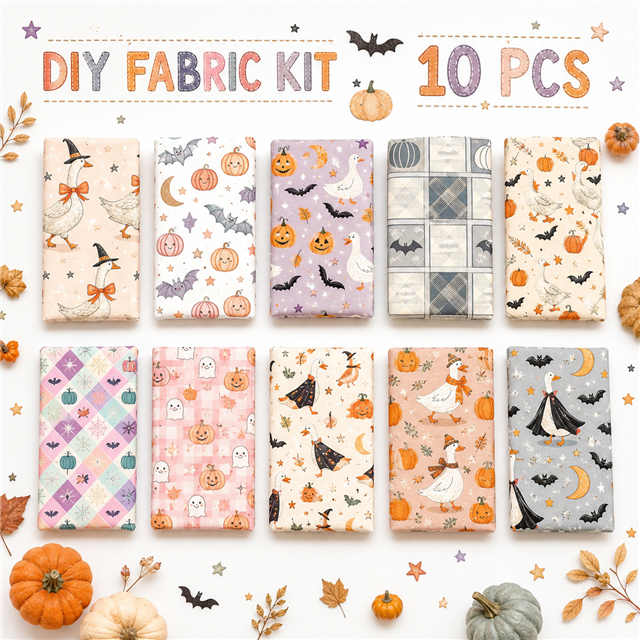 polyester cotton polyester cotton sliced fabric set 