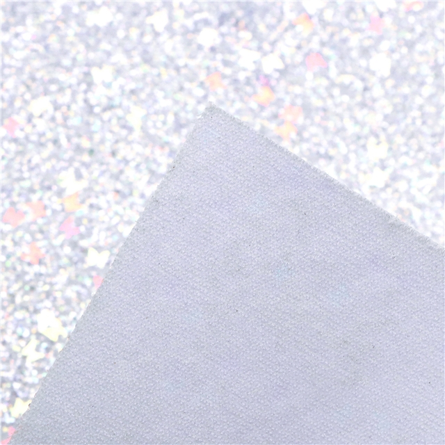 synthetic leather chunky glitter sequins butterfly faux leather 