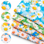 daisy series polyester cotton fabric set (4 pcs/set)