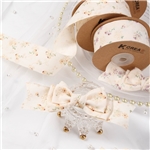 embroidery floral edging tape