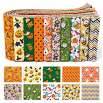 halloween series 100％ cotton sliced fabric set (10 styles/set,each size:6.3*50cm)