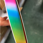 38mm color gradient woven tape